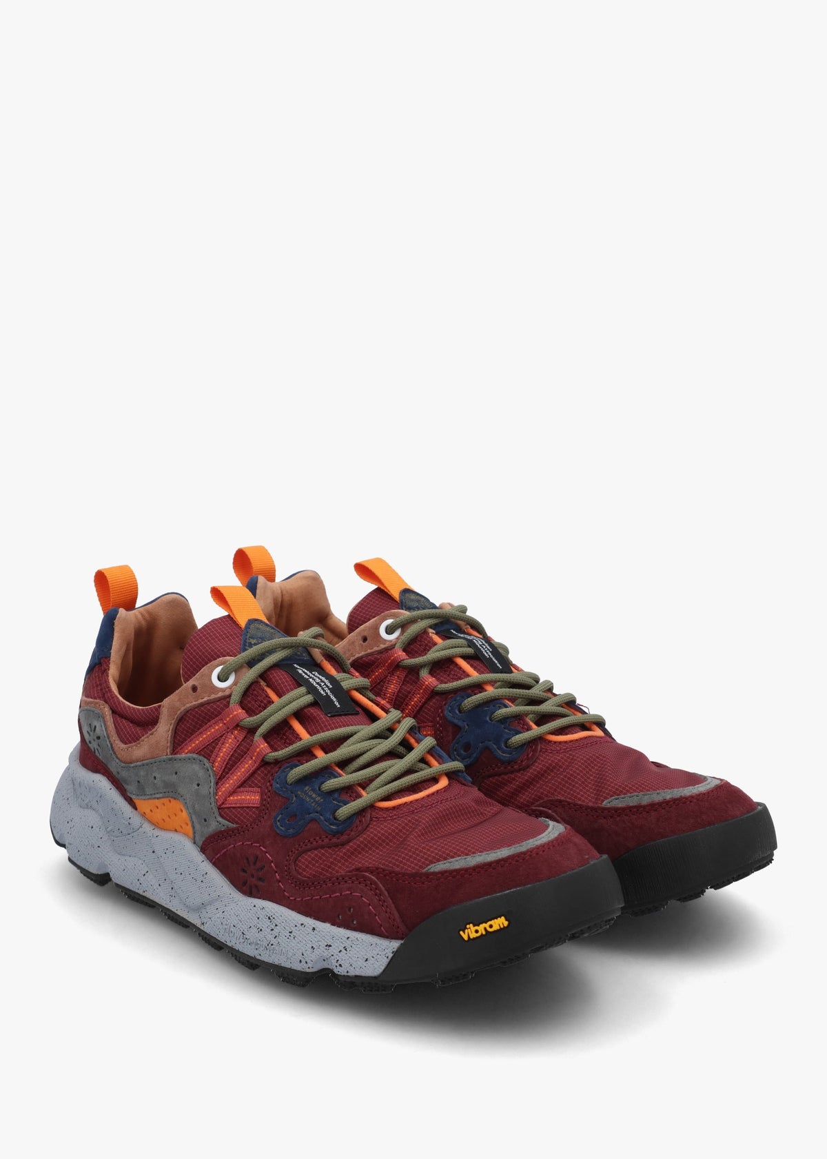 Men’s Yamano 3 Uni Performance Brown Orange Suede Trainers