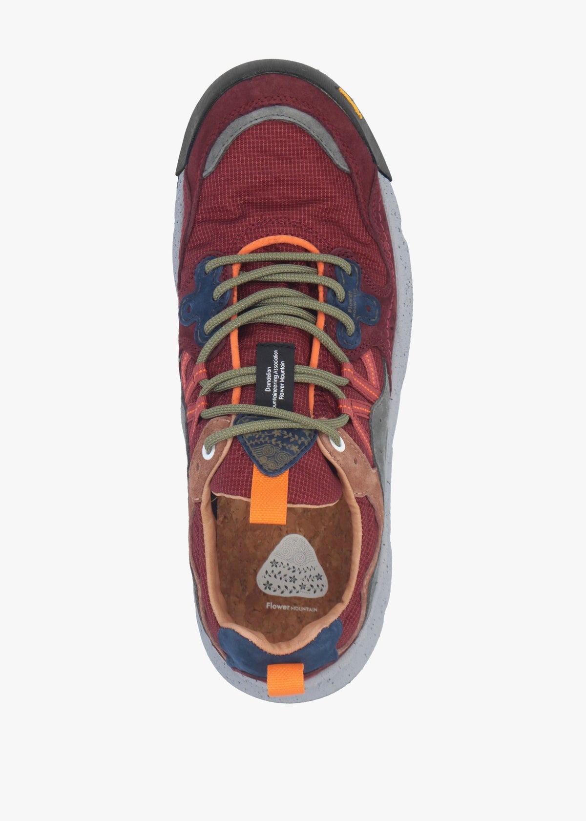 Men’s Yamano 3 Uni Performance Brown Orange Suede Trainers