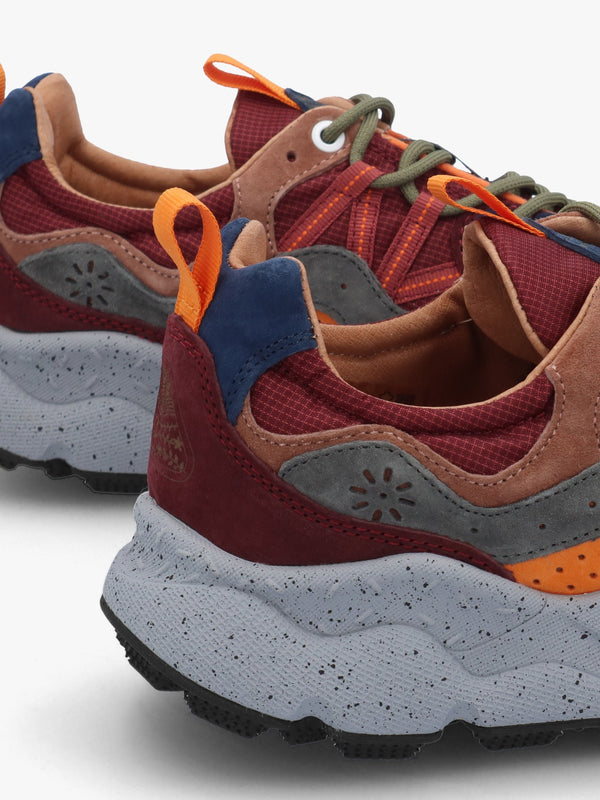 Men’s Yamano 3 Uni Performance Brown Orange Suede Trainers