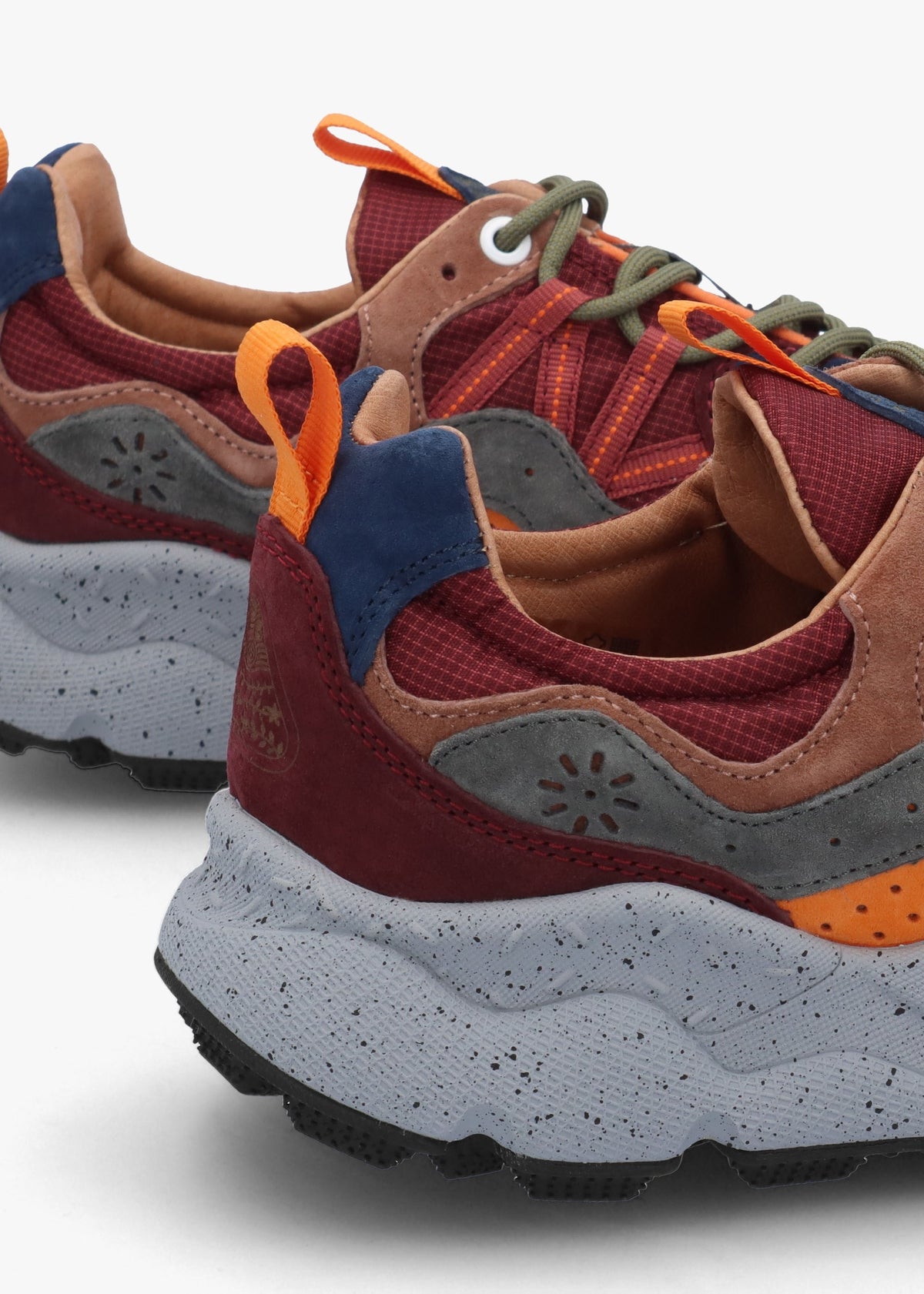Men’s Yamano 3 Uni Performance Brown Orange Suede Trainers