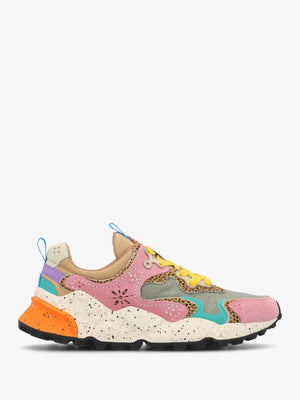 Women's Rulis Rose Multi Suede Trainers