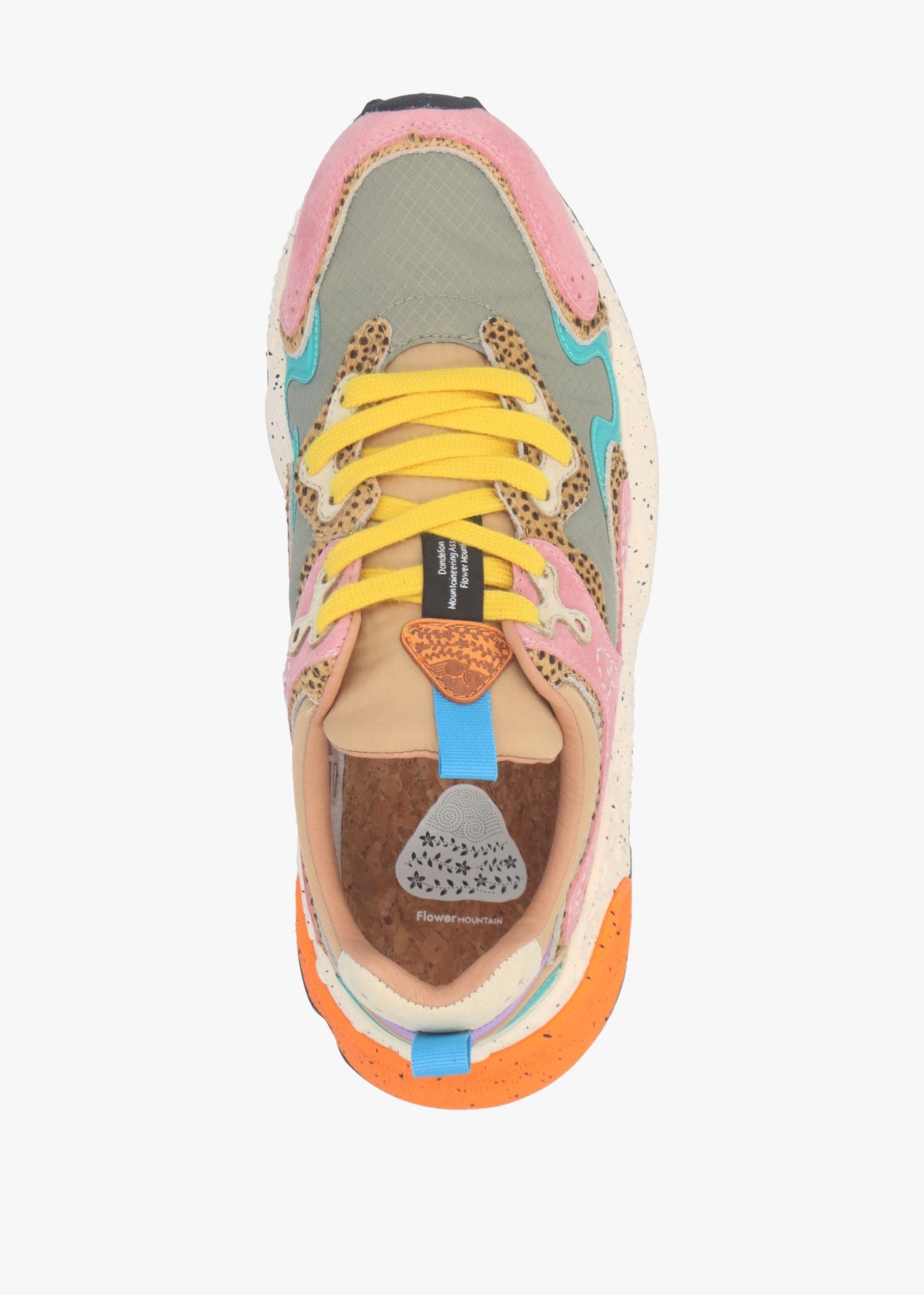 Women's Rulis Rose Multi Suede Trainers