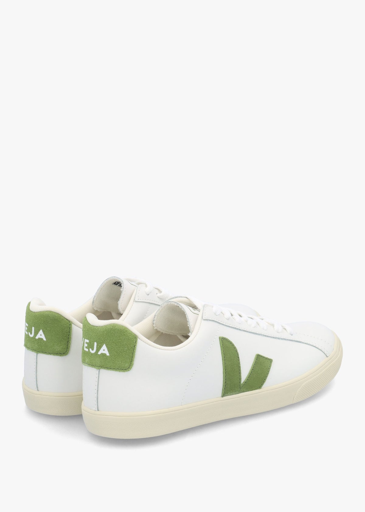 Women's Esplar Logo Extra White Kiwi Leather Trainers