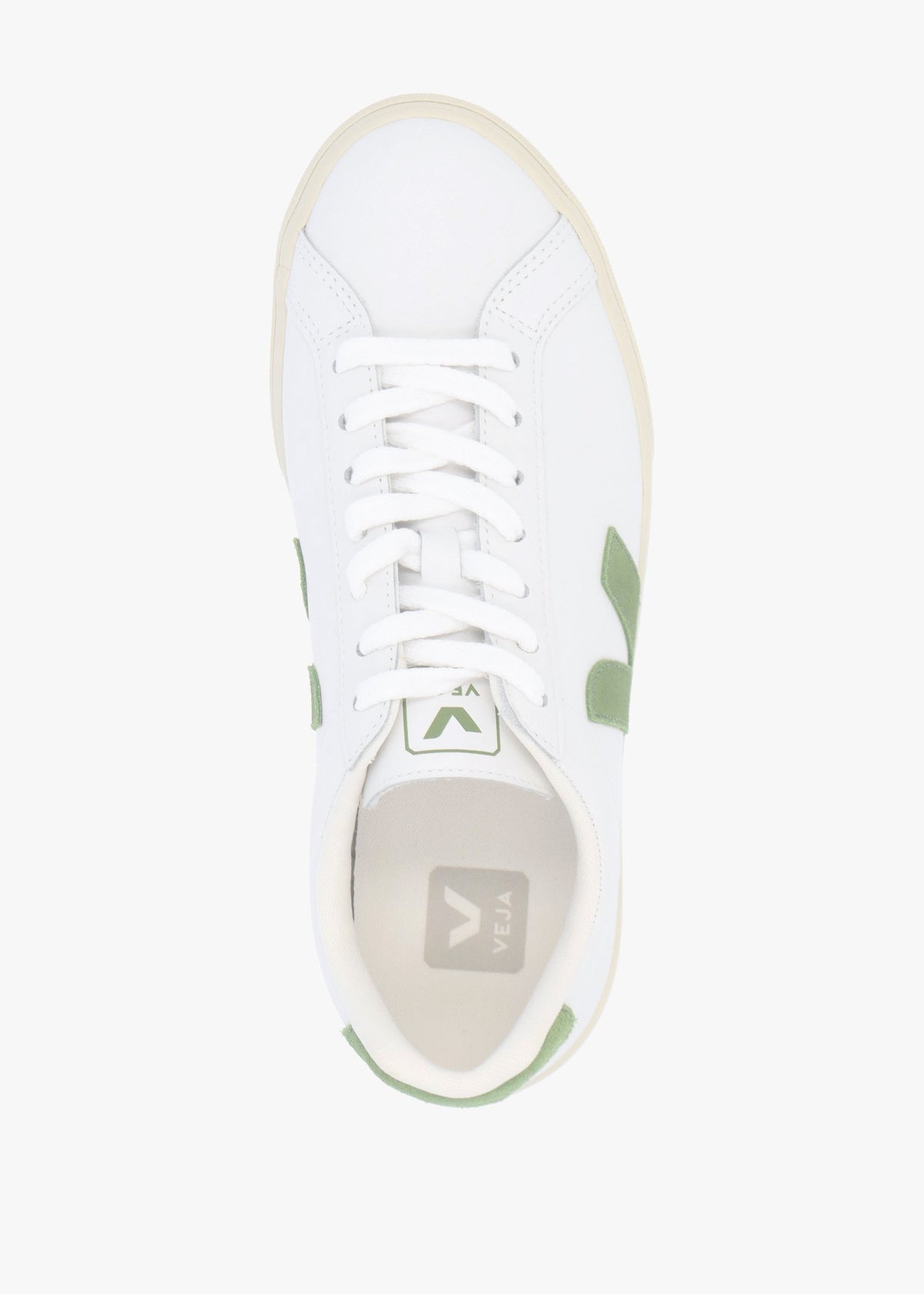 Women's Esplar Logo Extra White Kiwi Leather Trainers