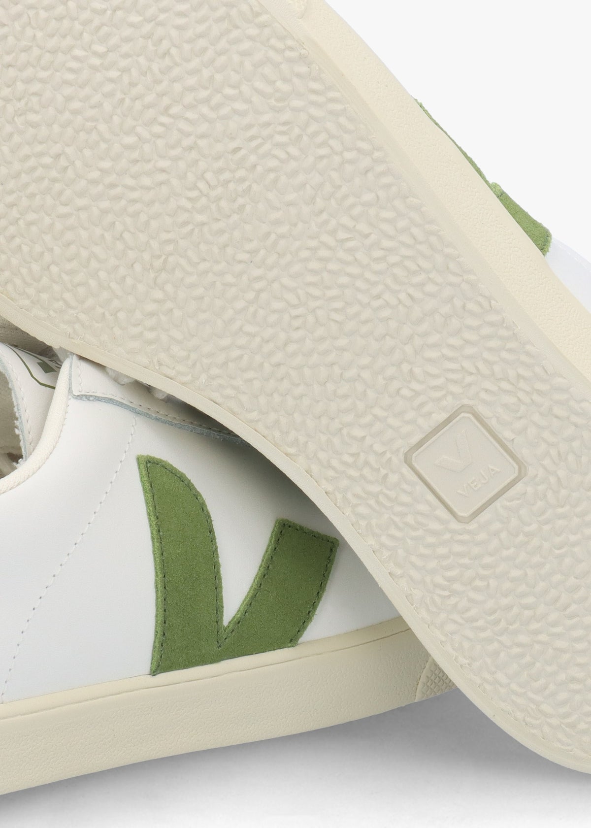 Women's Esplar Logo Extra White Kiwi Leather Trainers