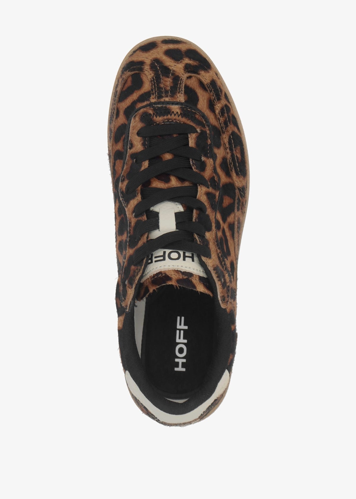 Women’s Alley Leopard Pony Hair Leather Trainers