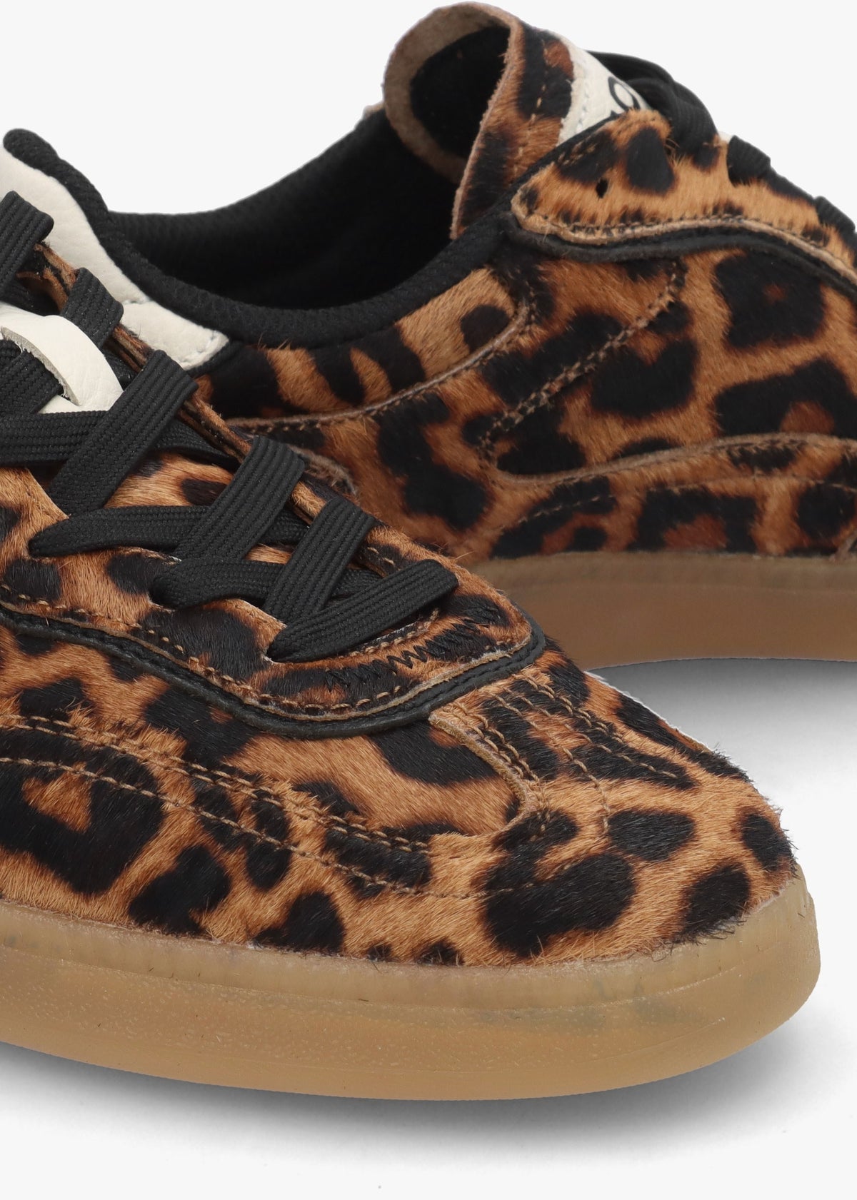 Women’s Alley Leopard Pony Hair Leather Trainers