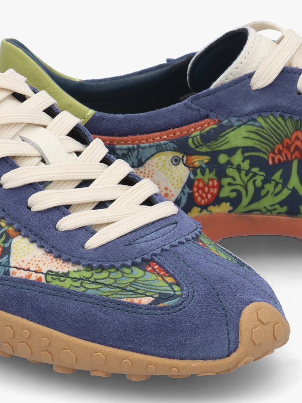 x Morris & Co. Women’s Bridge Morris Blue Suede Trainers