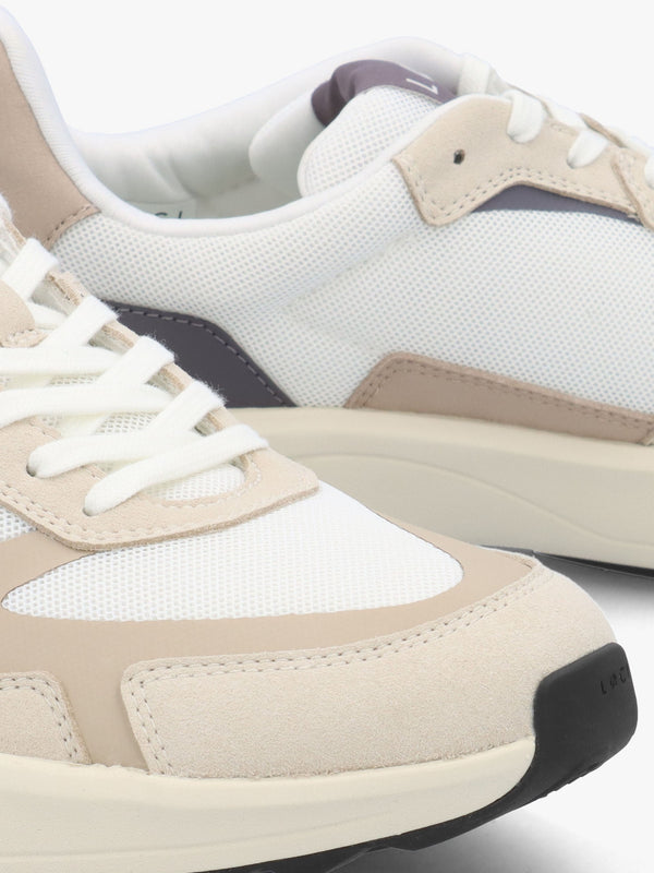 Unisex FLØ White Grey Beige Trainers