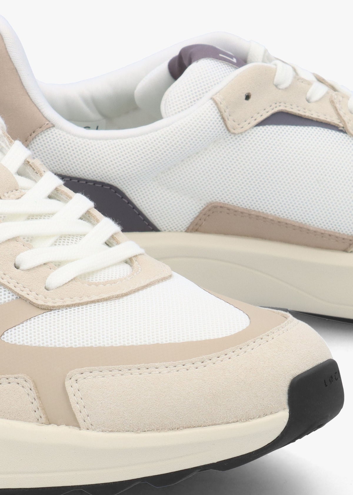 Unisex FLØ White Grey Beige Trainers
