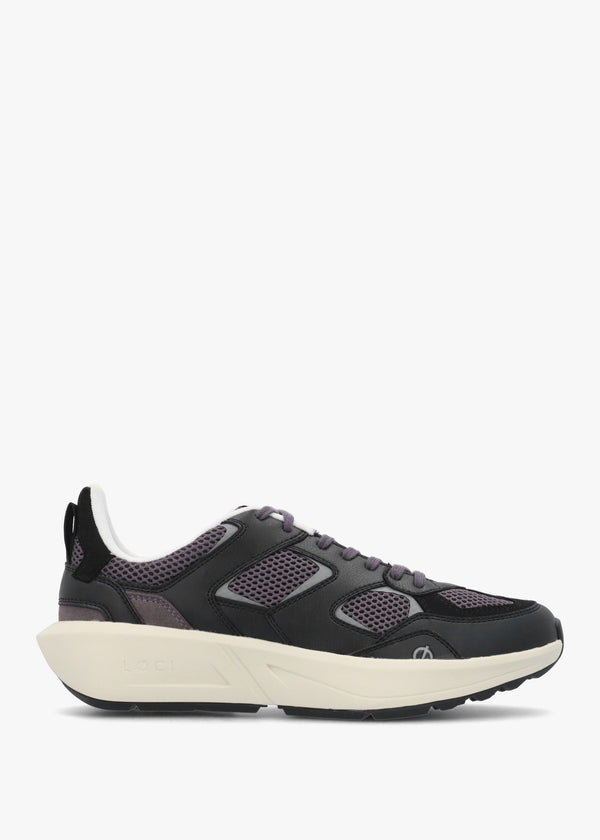 Unisex VØLT Black Dark Grey Trainers