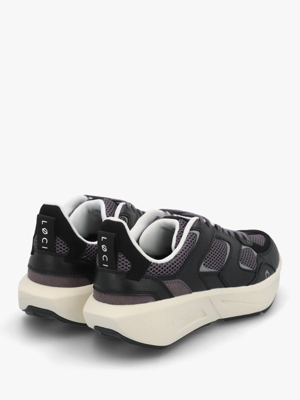 Unisex VØLT Black Dark Grey Trainers