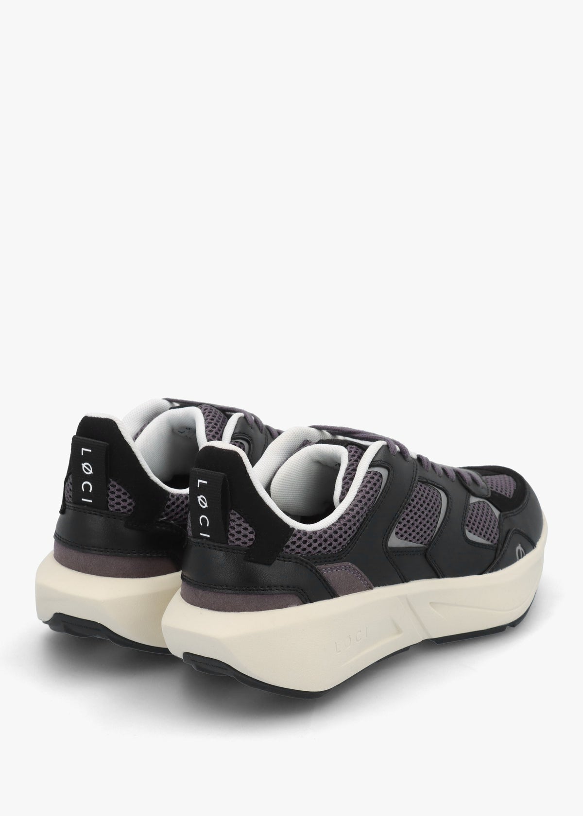 Unisex VØLT Black Dark Grey Trainers