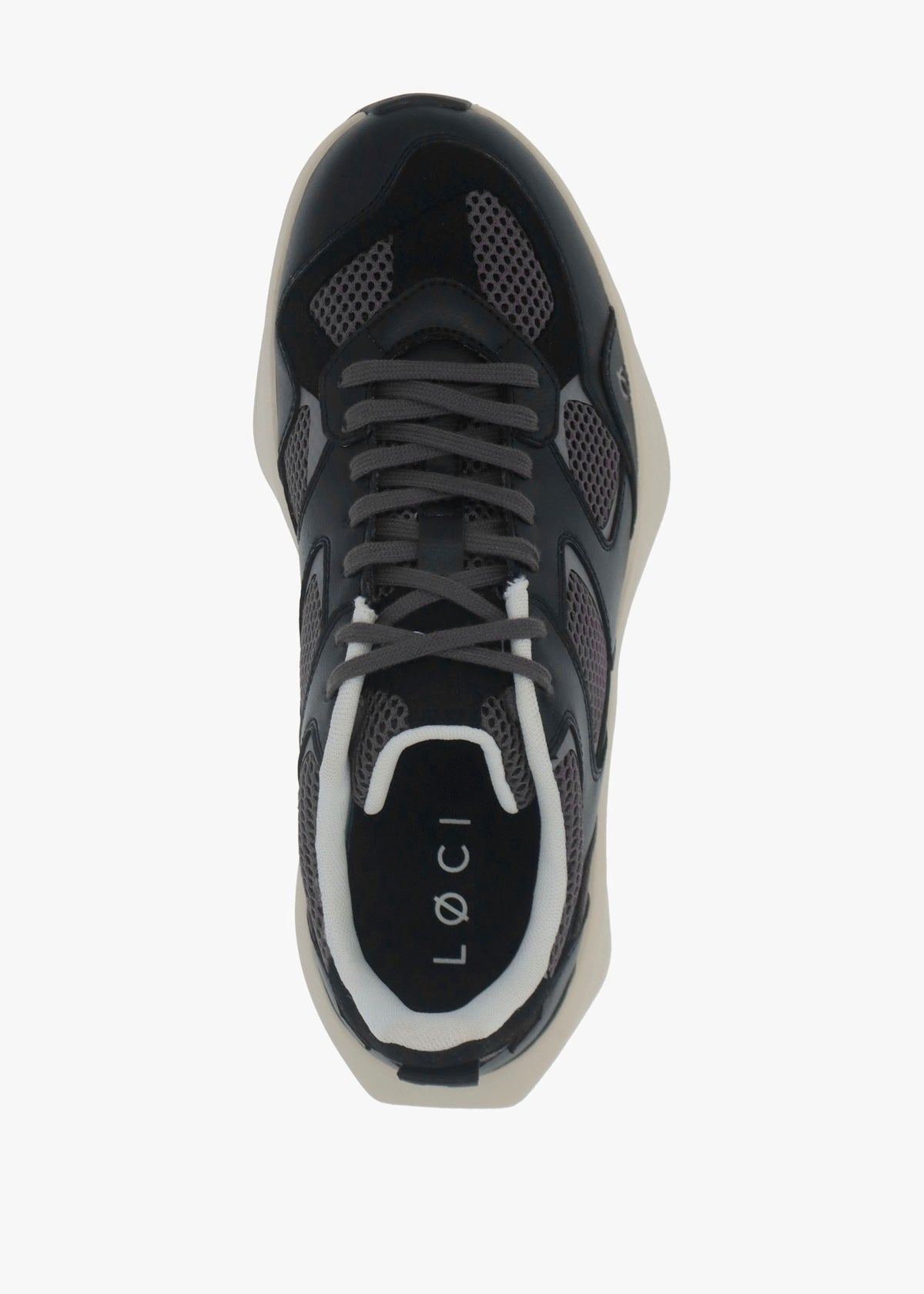 Unisex VØLT Black Dark Grey Trainers
