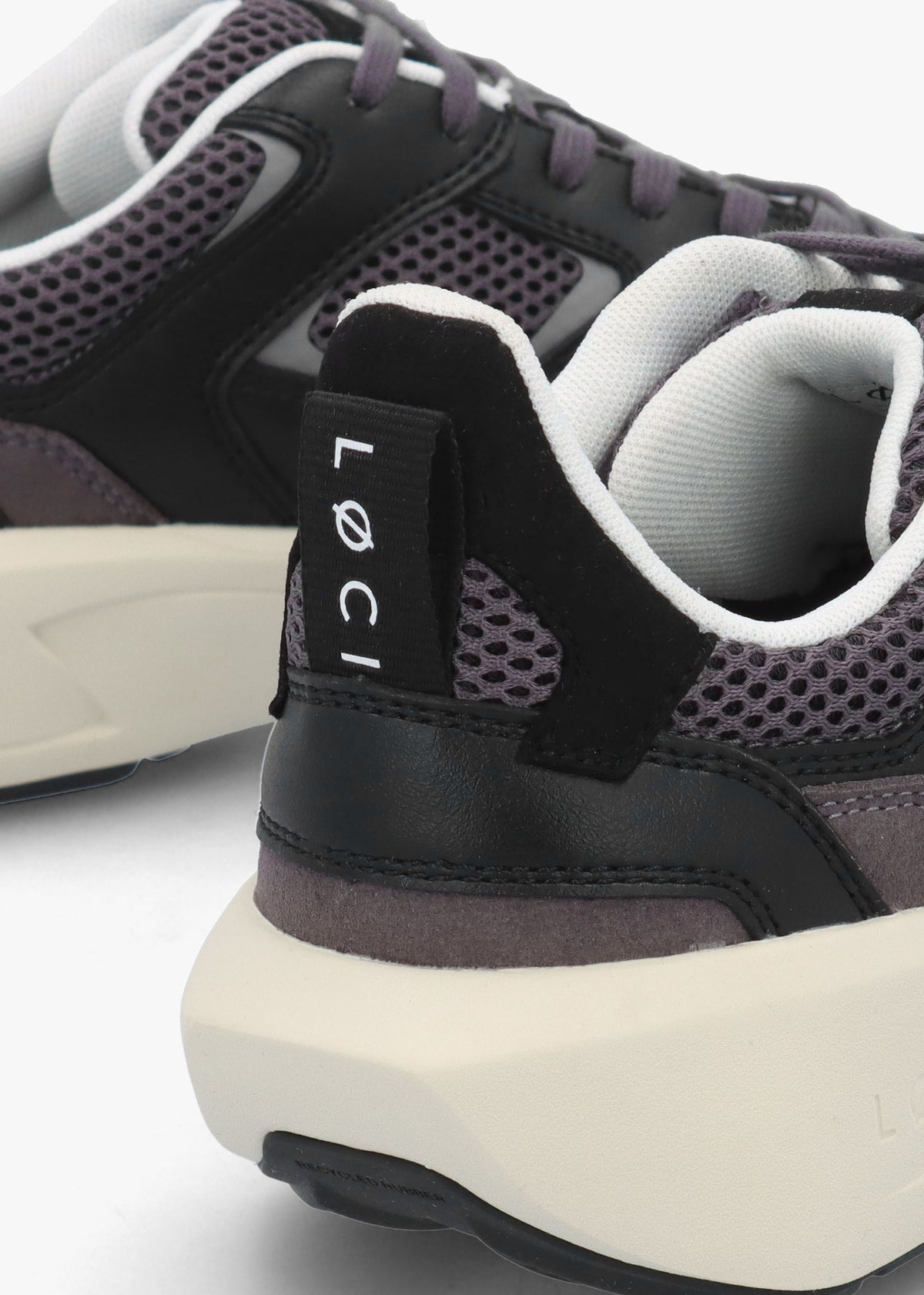 Unisex VØLT Black Dark Grey Trainers