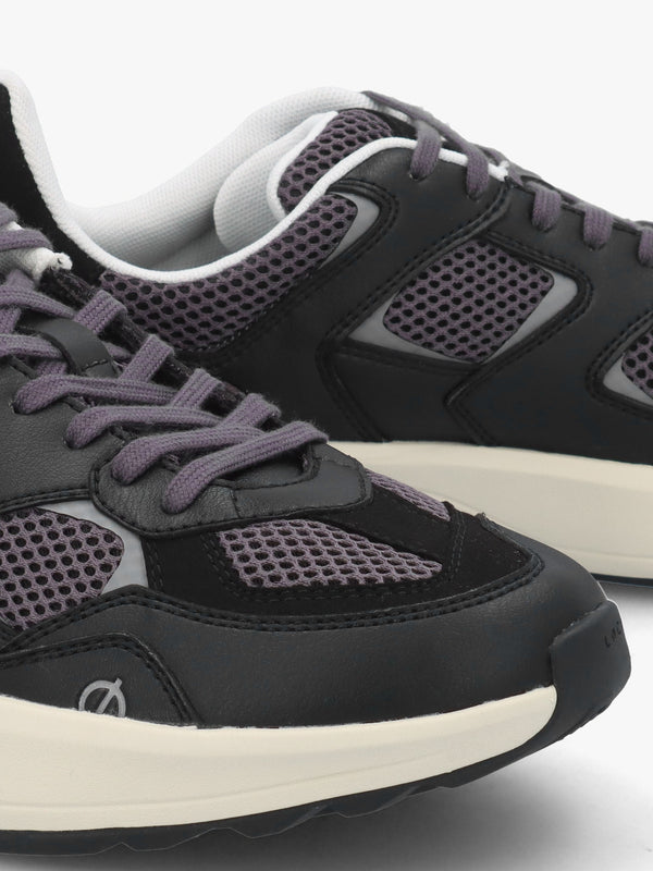 Unisex VØLT Black Dark Grey Trainers