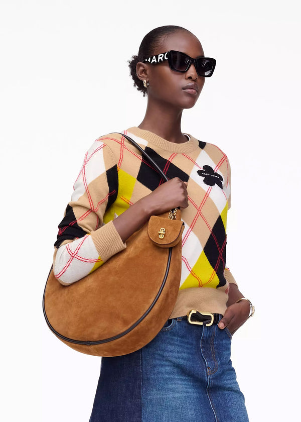 The Suede Large Dual Copper Hobo Bag