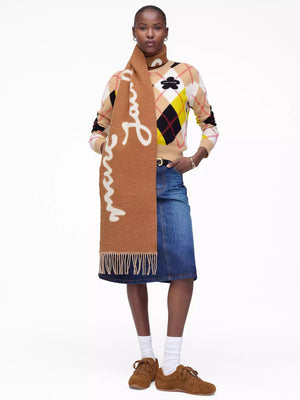 Marc Is Joy Copper Wool Scarf