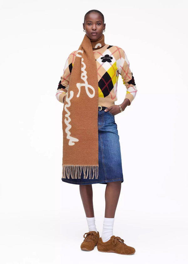 Marc Is Joy Copper Wool Scarf