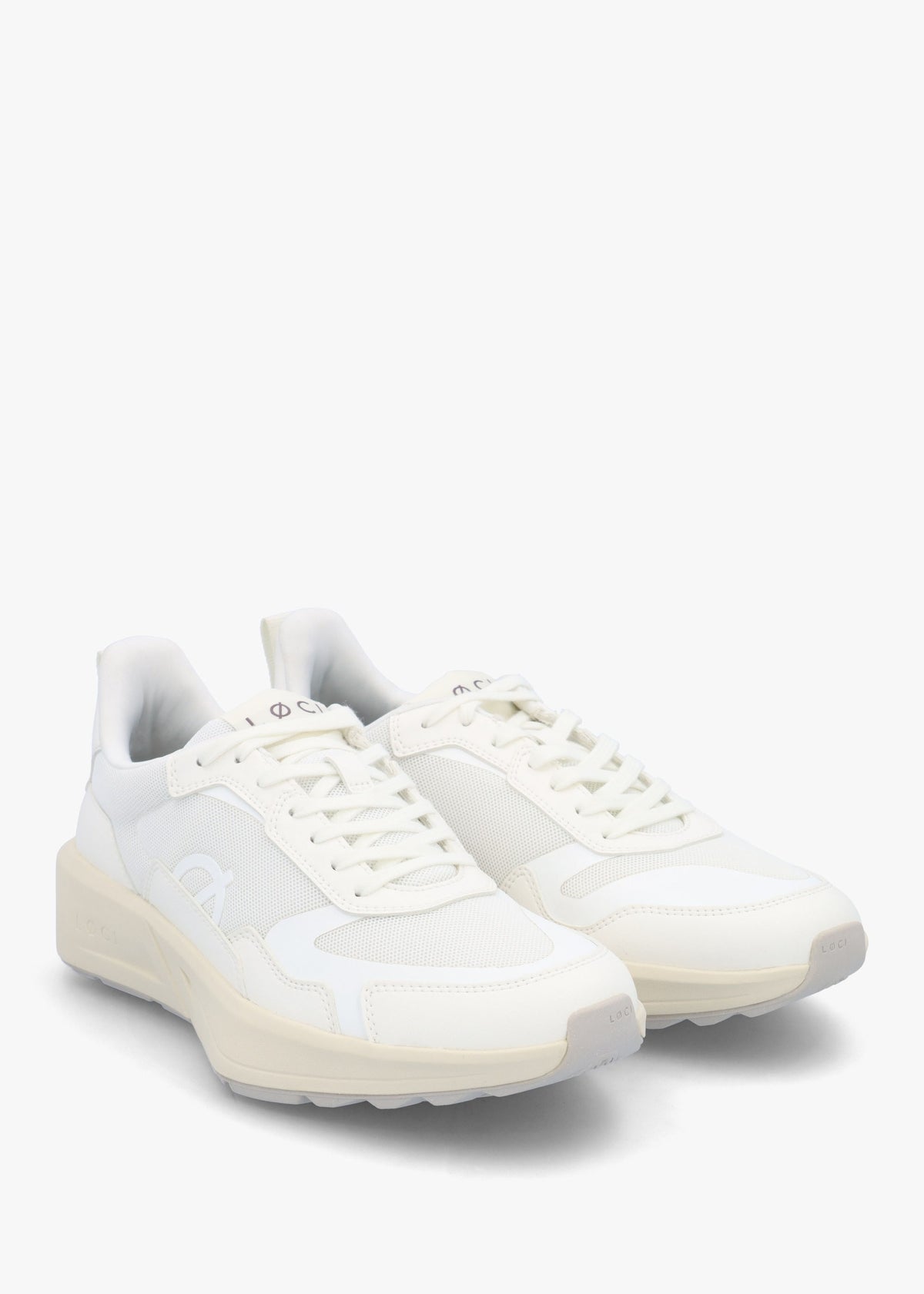 Unisex FLØ White White Trainers