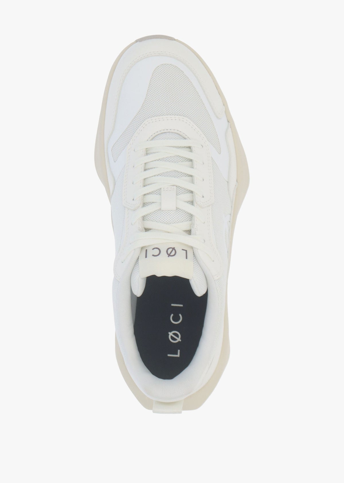 Unisex FLØ White White Trainers