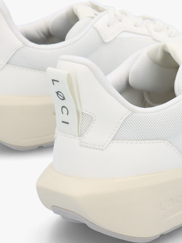 Unisex FLØ White White Trainers