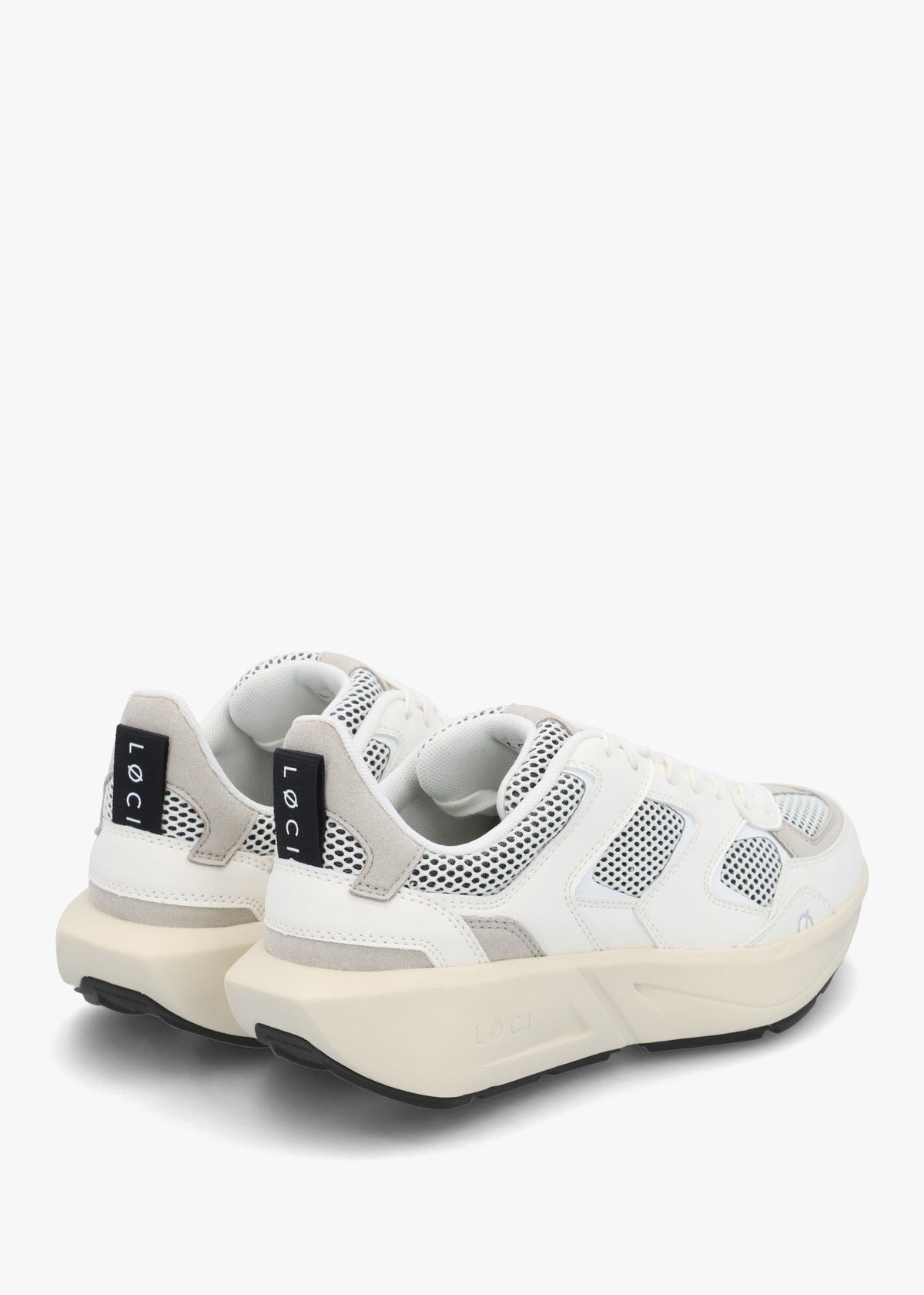 Unisex VØLT White Grey Trainers