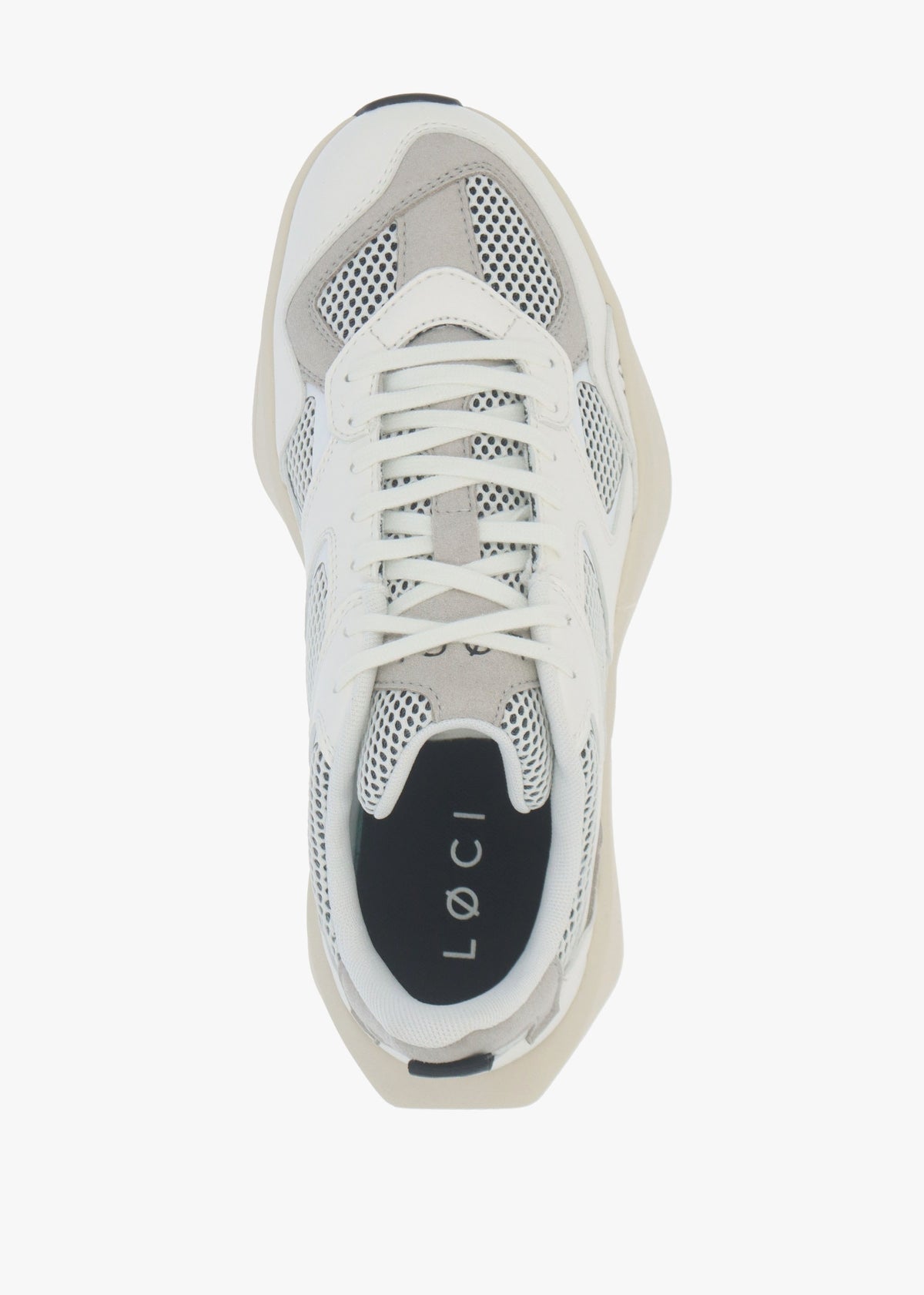 Unisex VØLT White Grey Trainers