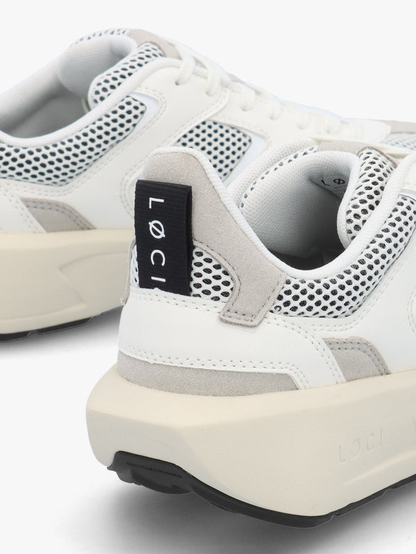 Unisex VØLT White Grey Trainers