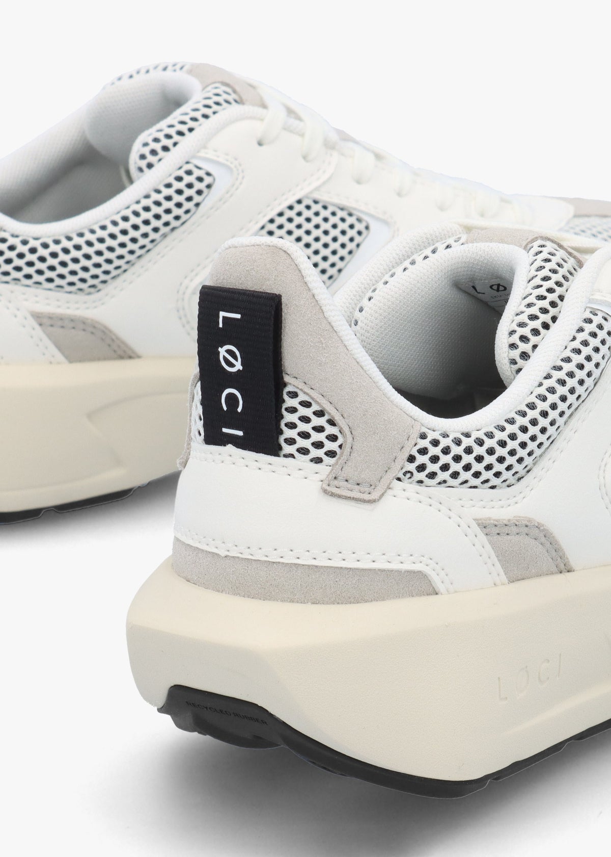 Unisex VØLT White Grey Trainers
