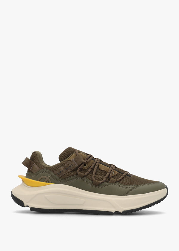 Limited Edition Unisex DØPAMINE Olive & Yellow Trainers