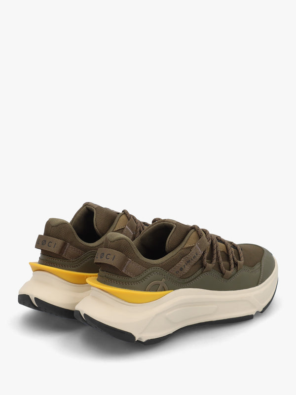 Limited Edition Unisex DØPAMINE Olive & Yellow Trainers