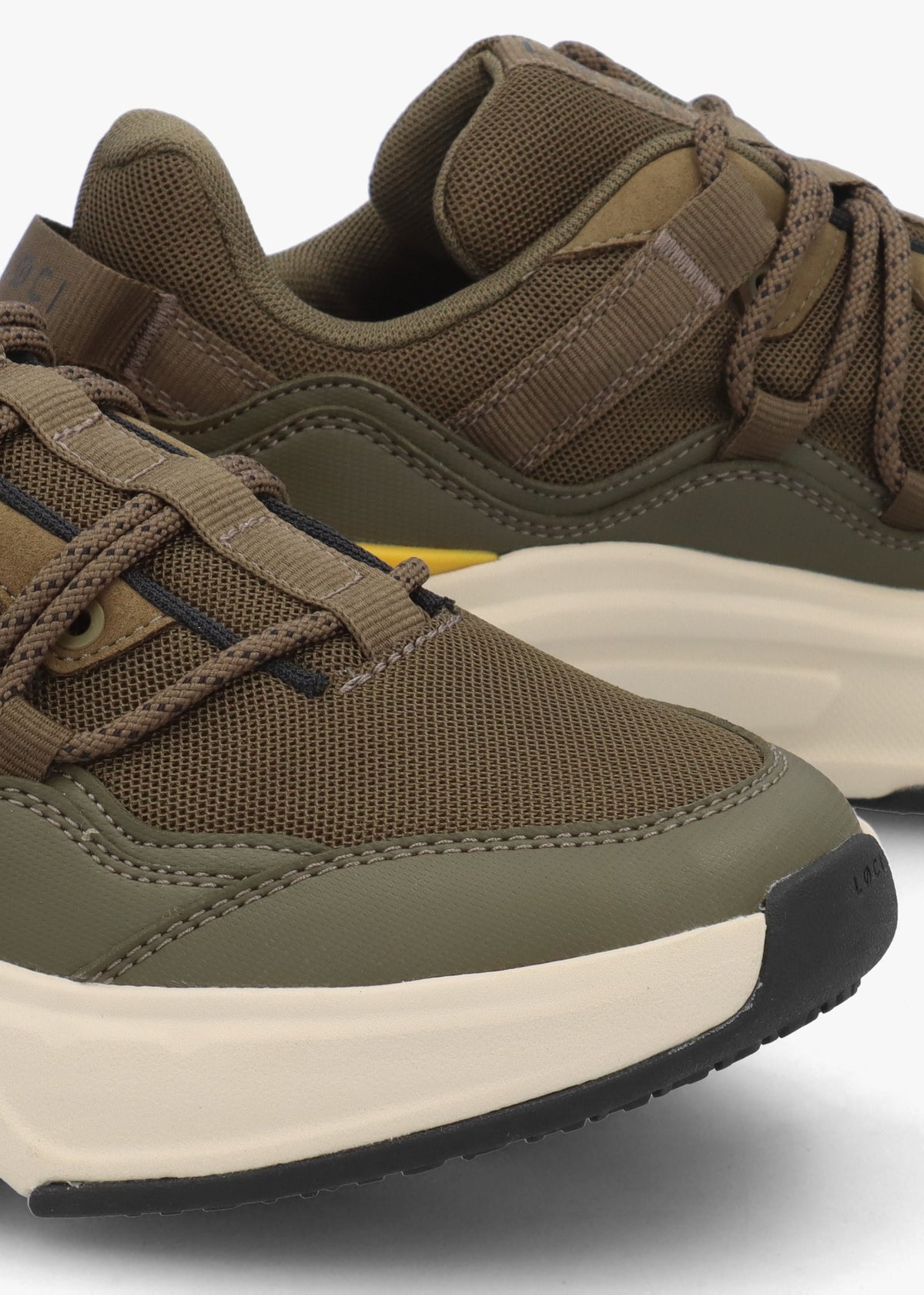 Limited Edition Unisex DØPAMINE Olive & Yellow Trainers