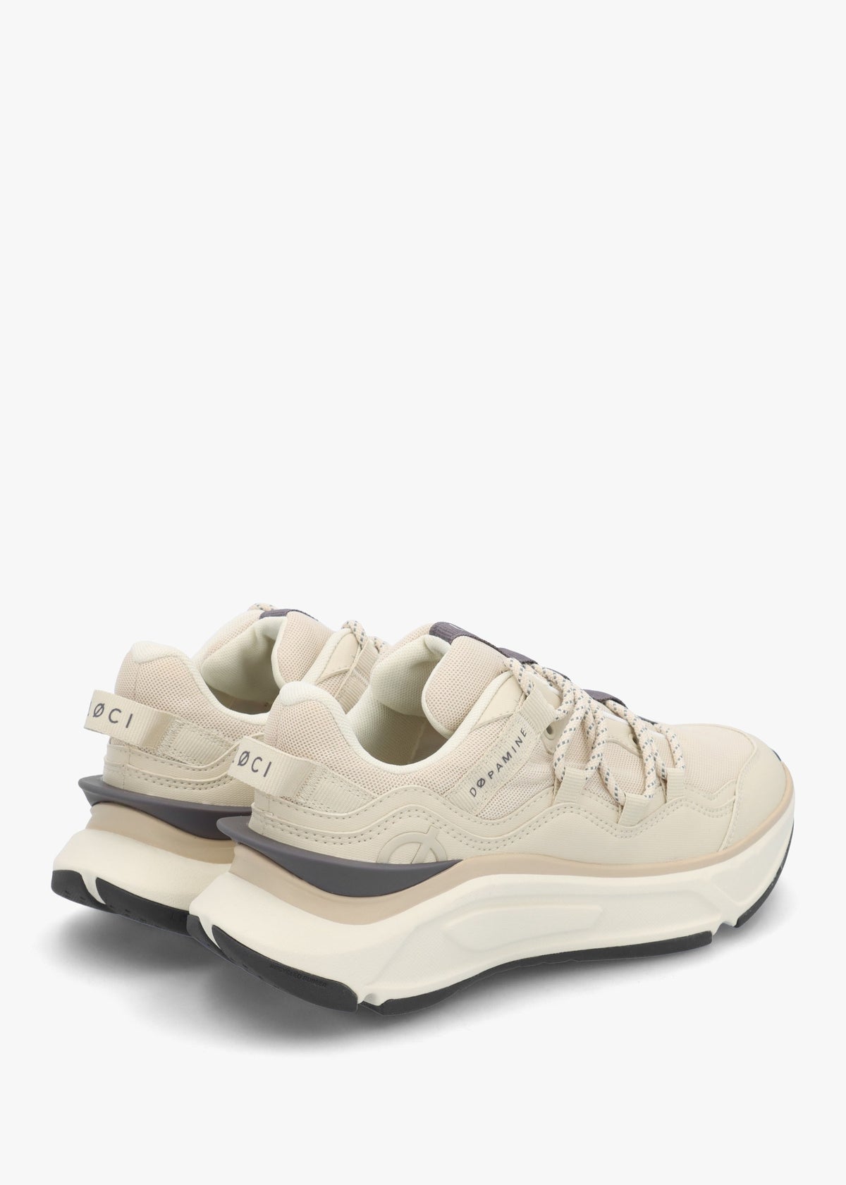 Limited Edition Unisex DØPAMINE Beige & Grey Trainers
