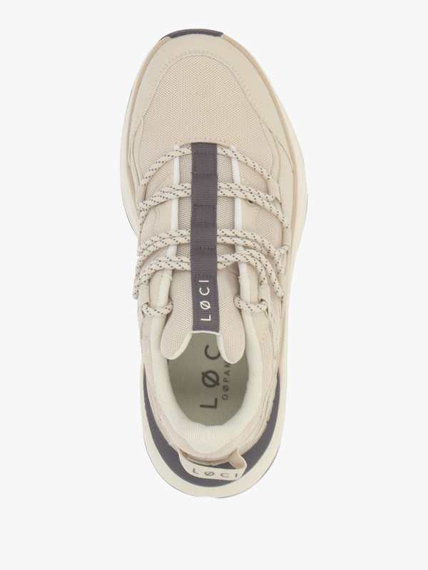 Limited Edition Unisex DØPAMINE Beige & Grey Trainers