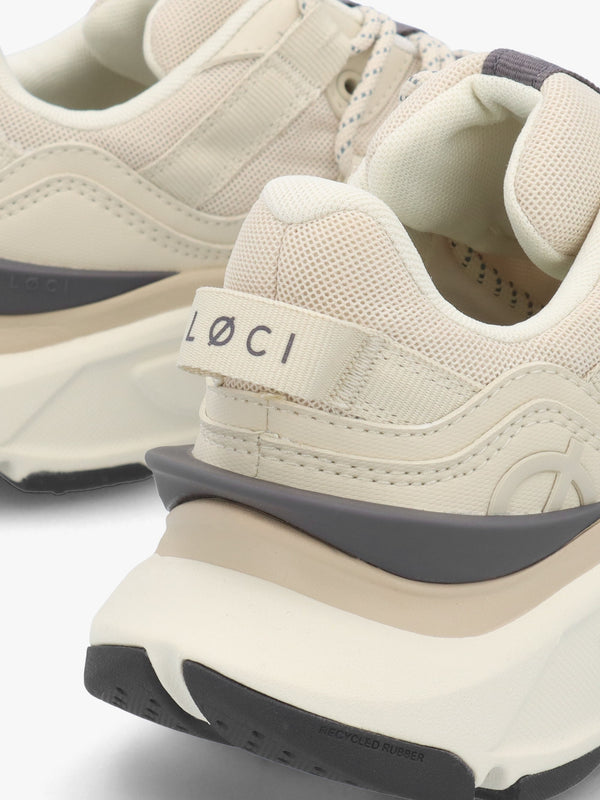 Limited Edition Unisex DØPAMINE Beige & Grey Trainers