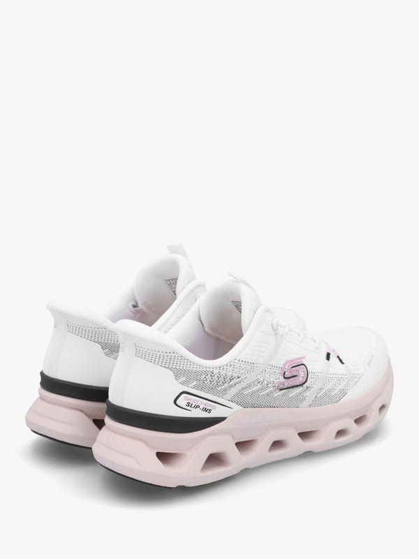 Women's Slip Ins Glide-Step Altus Fast Lane White Black Pink Trainers