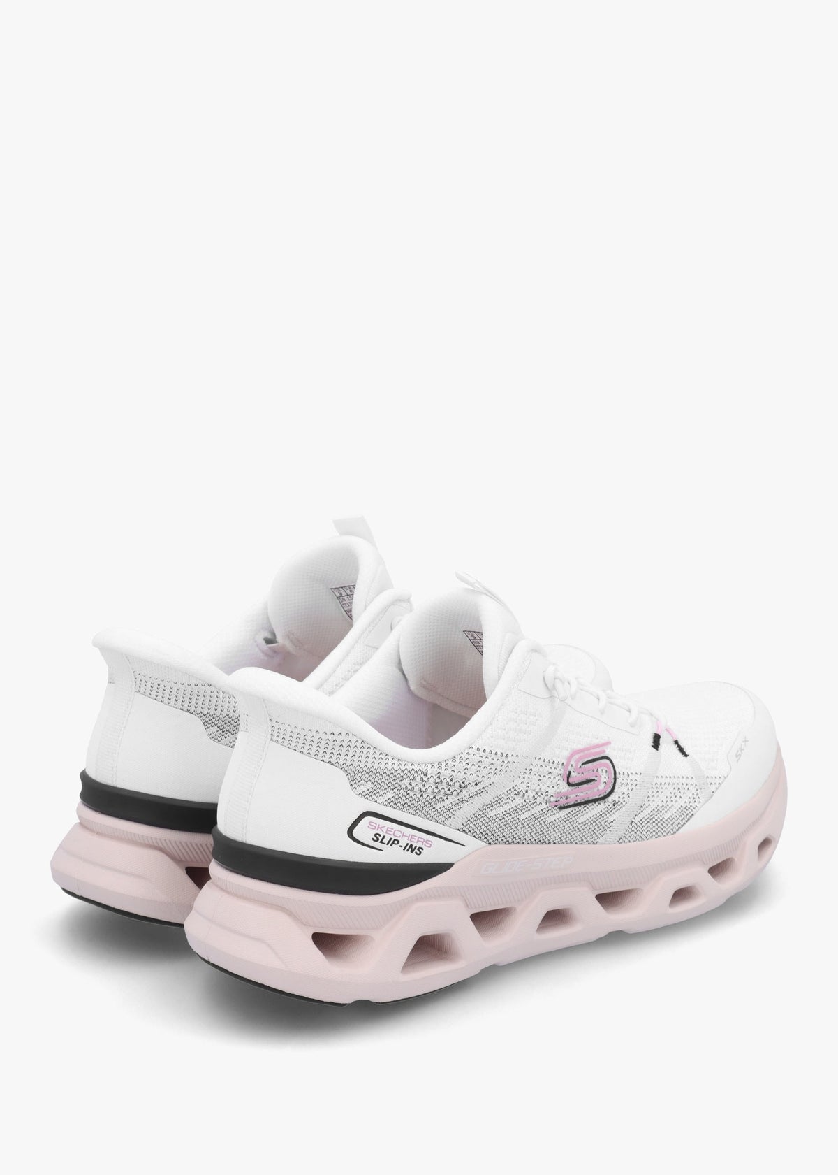 Women's Slip Ins Glide-Step Altus Fast Lane White Black Pink Trainers