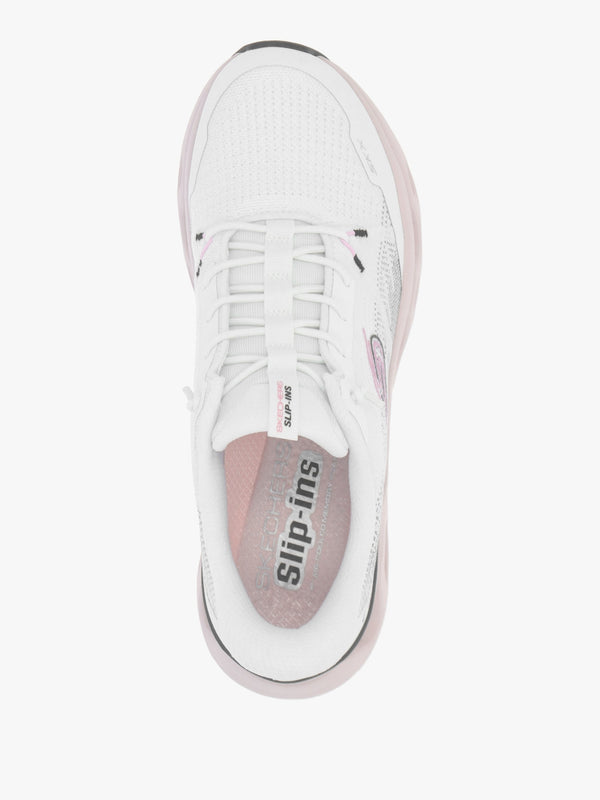 Women's Slip Ins Glide-Step Altus Fast Lane White Black Pink Trainers