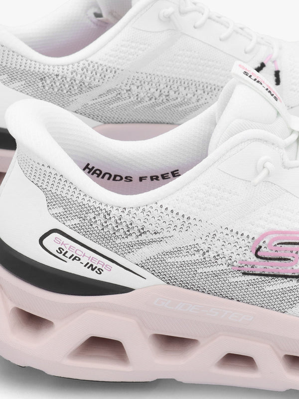 Women's Slip Ins Glide-Step Altus Fast Lane White Black Pink Trainers
