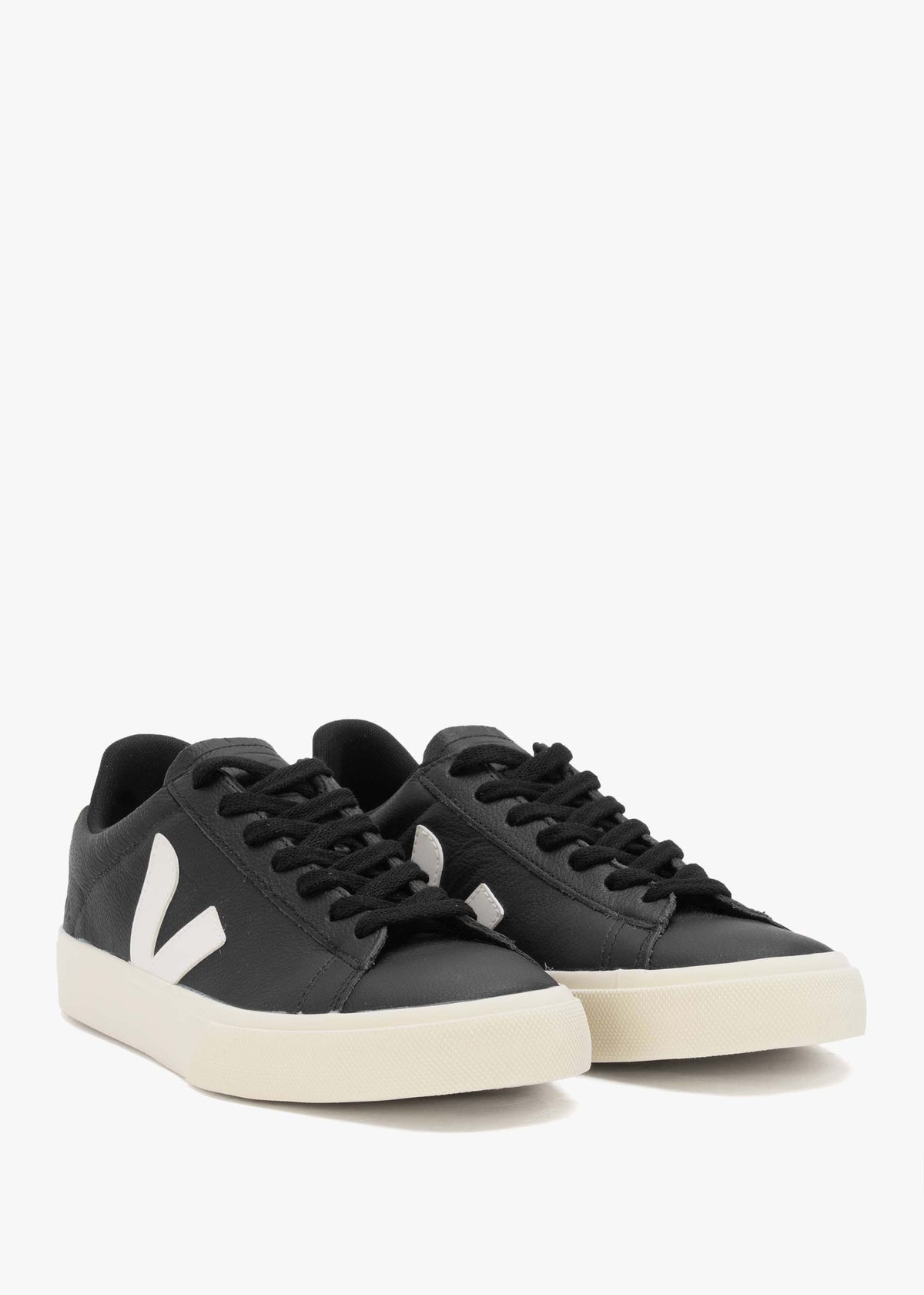 Campo Chromefree Leather Black White Trainers