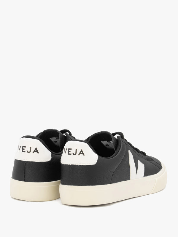 Campo Chromefree Leather Black White Trainers