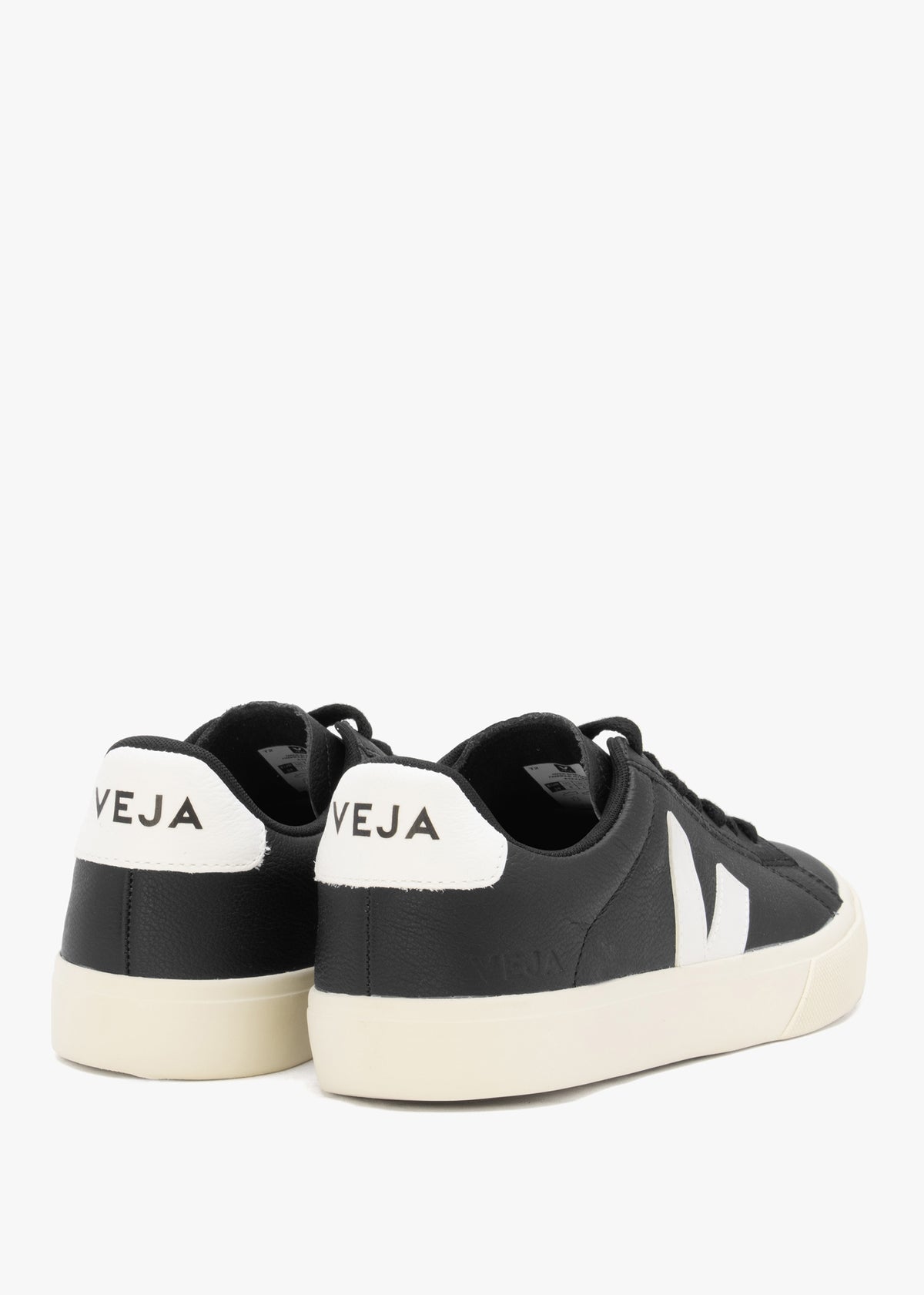 Campo Chromefree Leather Black White Trainers