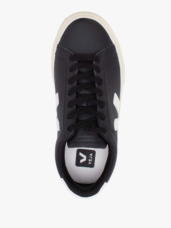 Campo Chromefree Leather Black White Trainers