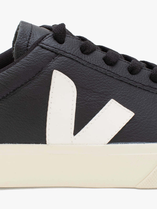 Campo Chromefree Leather Black White Trainers