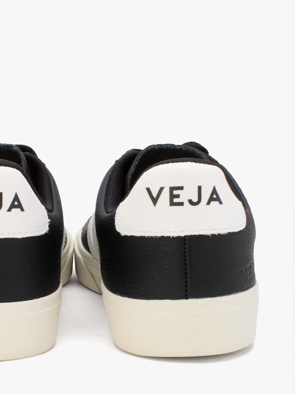 Campo Chromefree Leather Black White Trainers
