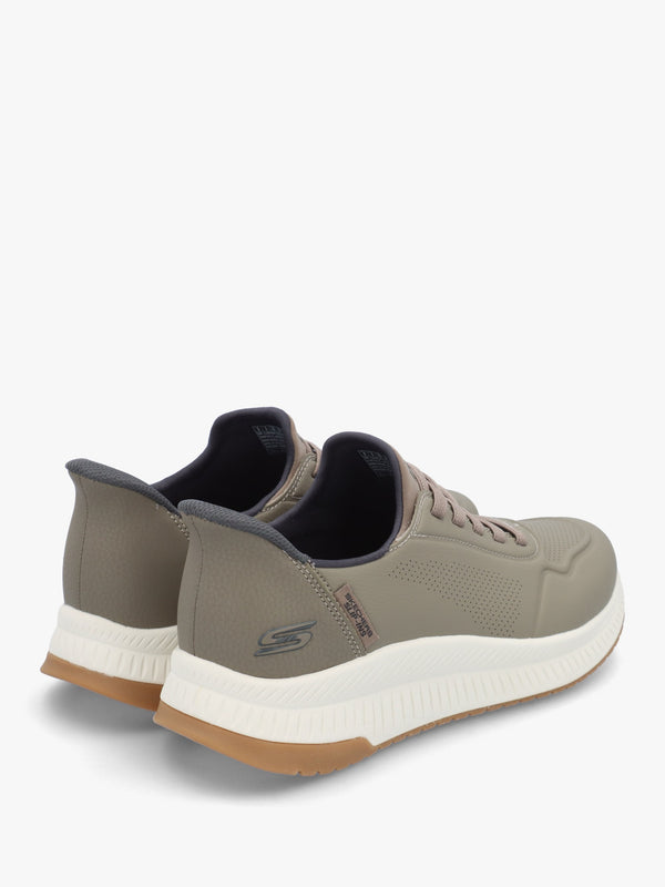 Men’s Slip Ins Bobs Sport Squad 4 Taupe Trainers