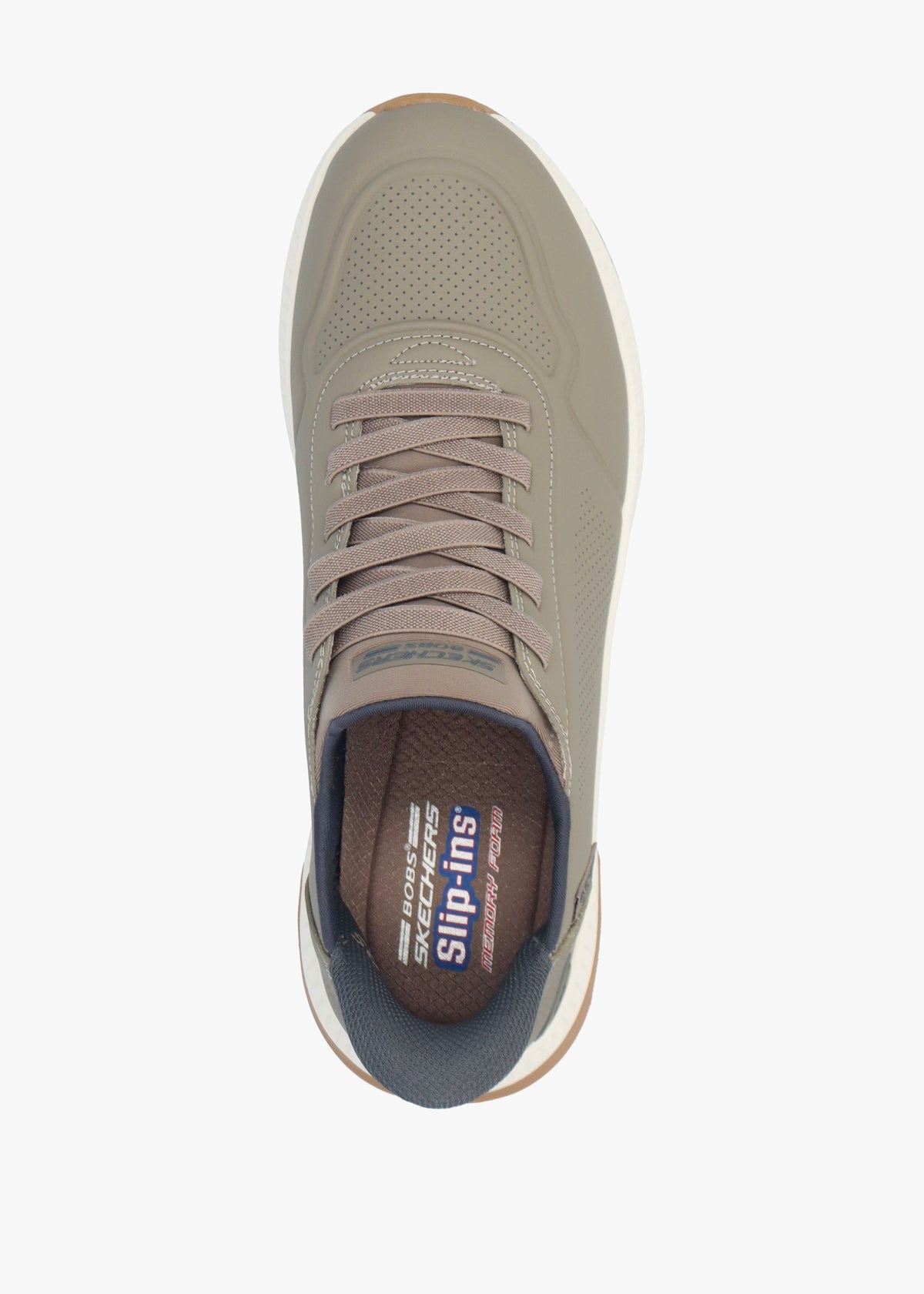 Men’s Slip Ins Bobs Sport Squad 4 Taupe Trainers