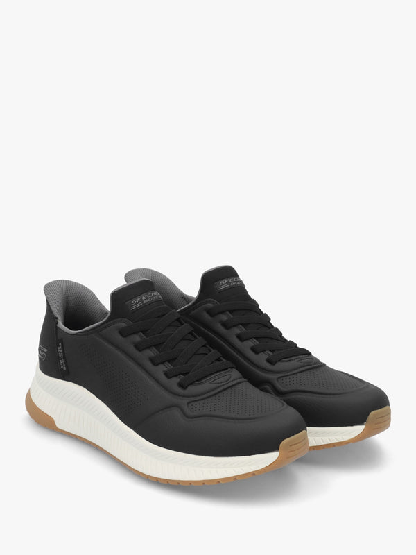 Men’s Slip Ins Bobs Sport Squad 4 Black Trainers
