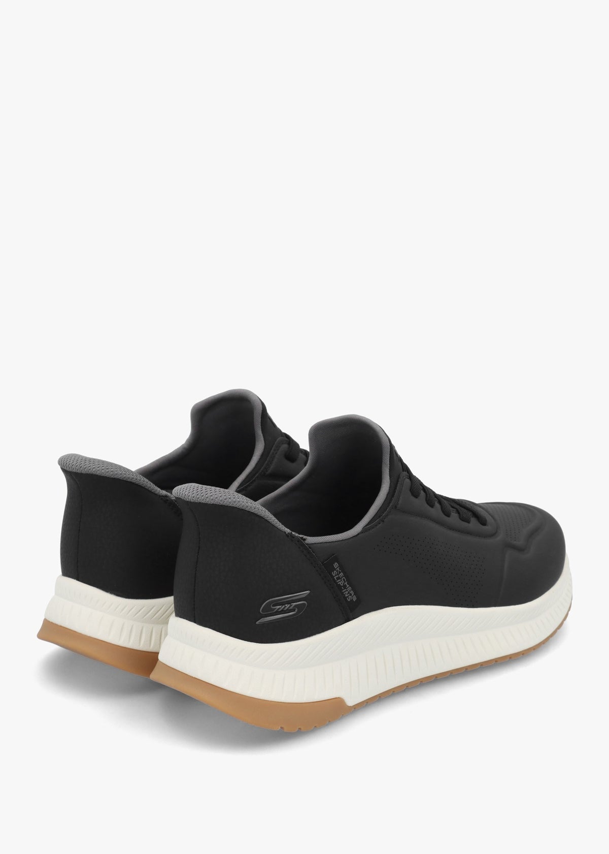 Men’s Slip Ins Bobs Sport Squad 4 Black Trainers